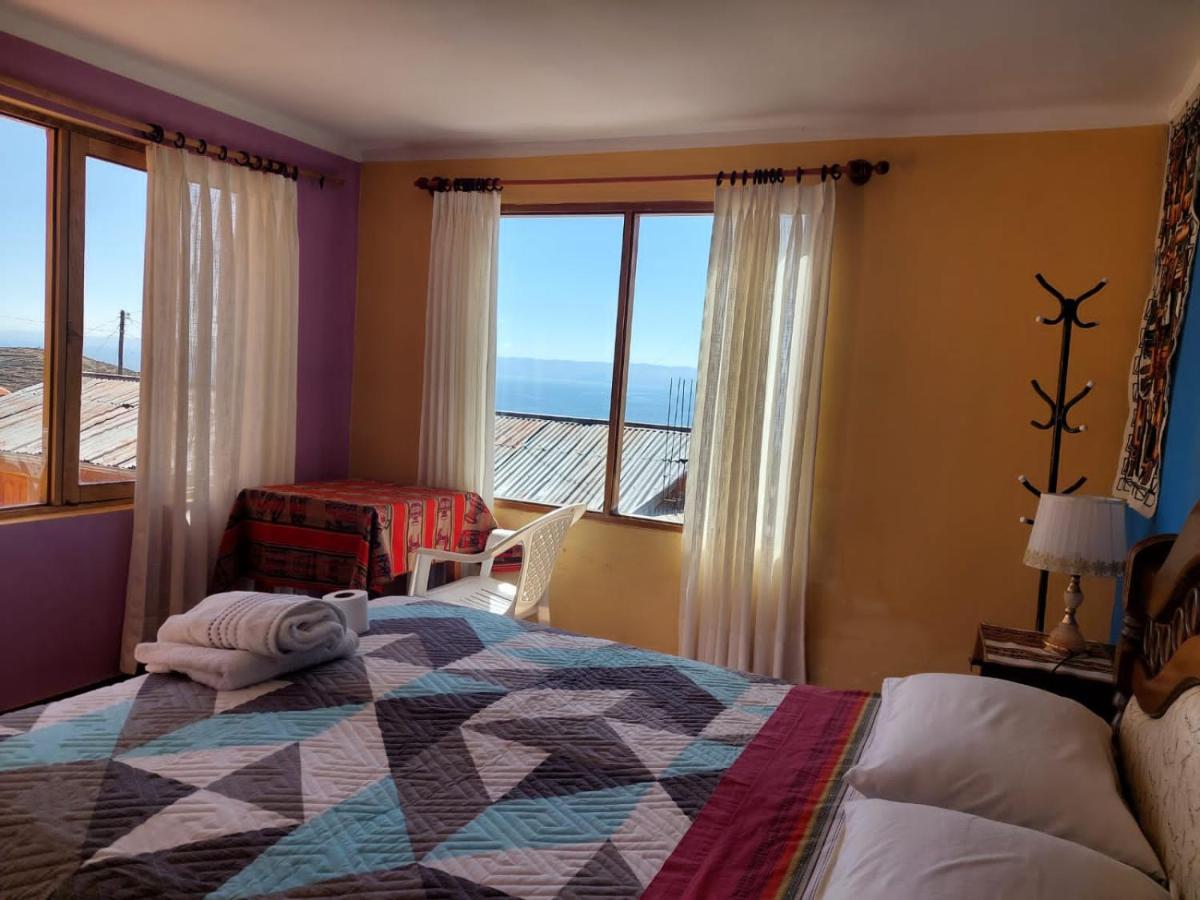 Hostal Tawri Isla del Sol ภายนอก รูปภาพ
